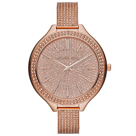 michael kors runway glitz rose gold watch|Michael Kors rose gold.